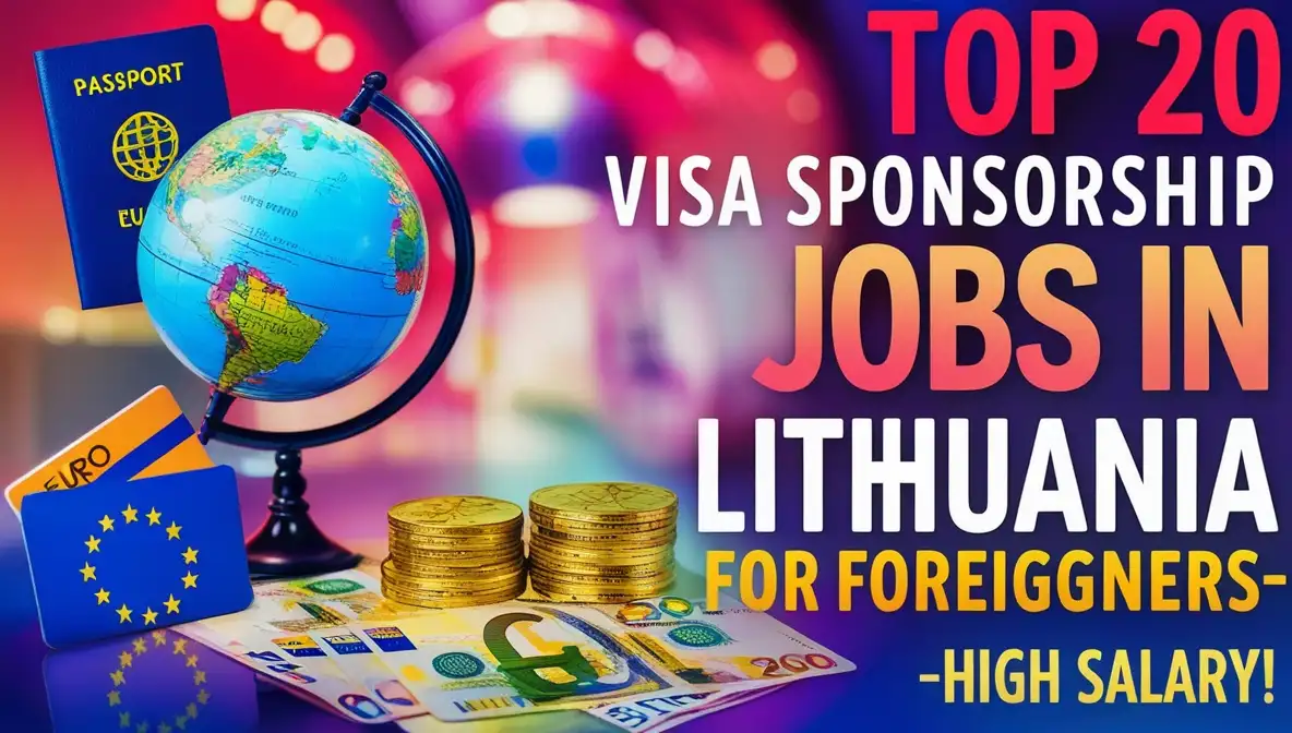 20 Best Lithuania Visa Sponsorship Jobs 2025 for Foreigners