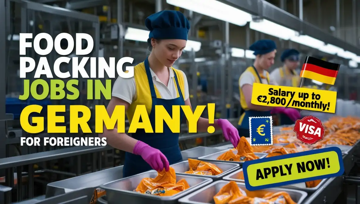Food Packing Helper Jobs in Germany with Visa Sponsorship 2025 Salary Up to €2,800 Per Month