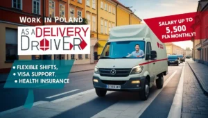 Delivery Driver Jobs in Poland for Foreigners 2025 Salary $881-$1385 Monthly