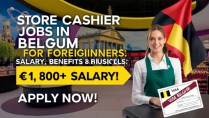 Store Cashier Jobs in Belgium with Visa Sponsorship 2025 Salary €1,800-€2,500 per month