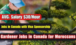 Professional Gardener Jobs in Canada for Moroccans Salary $30 Hour in 2025 with Visa Sponsorship!